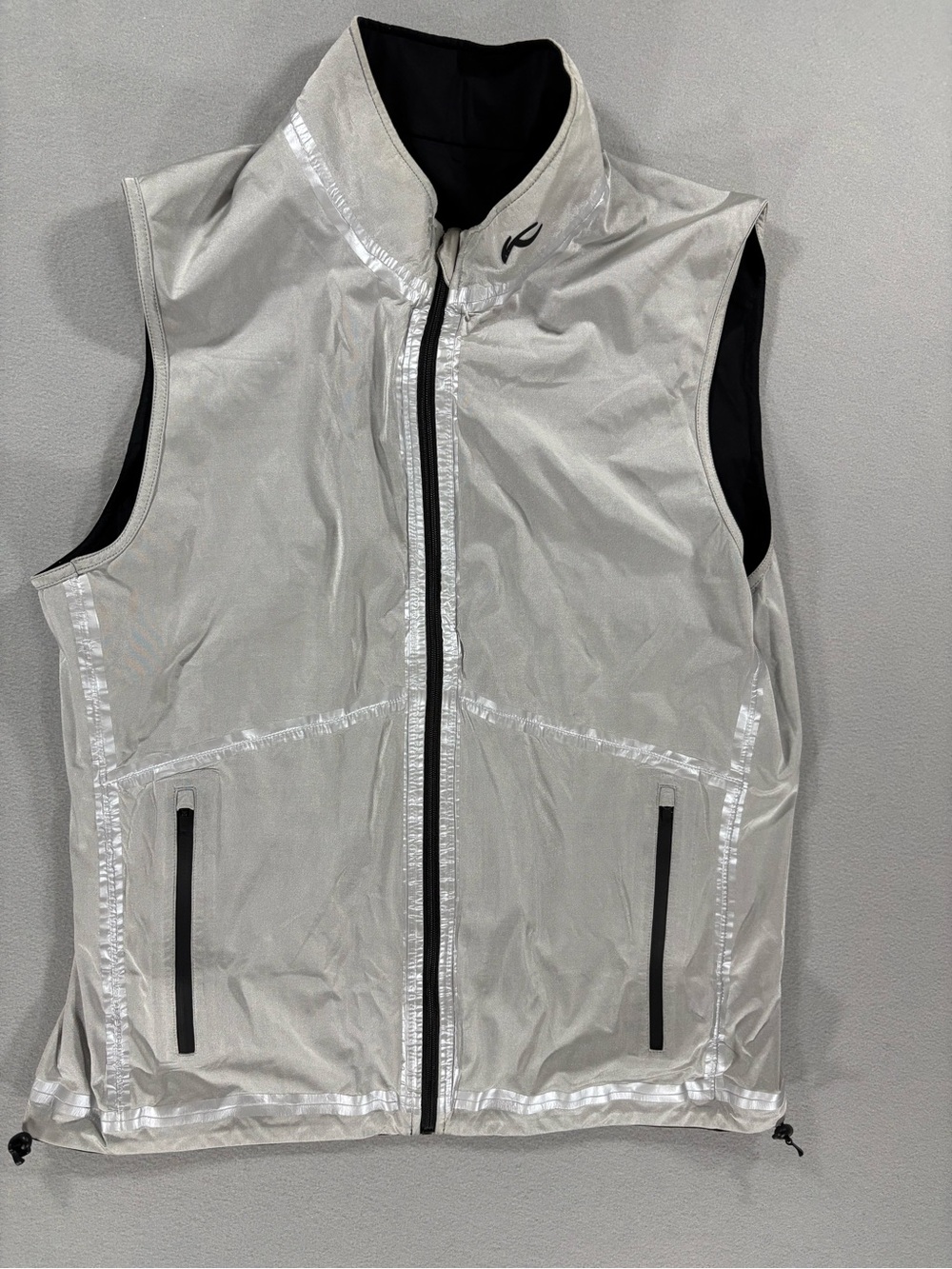 Kjus Gemini Men's Black reversible Vest - Performance Golf Layer L - Picture 9 of 10
